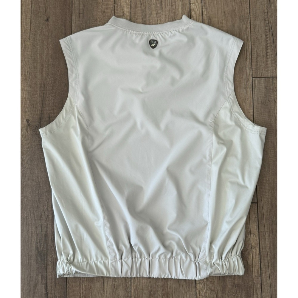 NWT Glen Echo Golf Pullover Vest Cream/Beige Size M Pockets Lined Wind-Resistant - Picture 10 of 14
